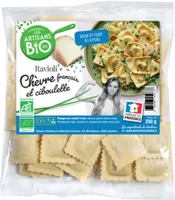 Ravioli chèvre français  et ciboulette