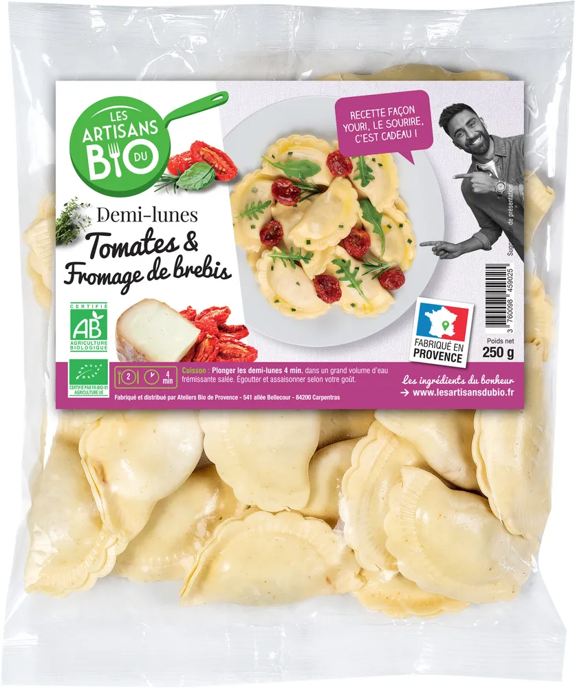 Demi-lune tomate & fromage de brebis BIO