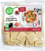 Ravioli frais aux petits légumes de Méditerranée BIO 250g