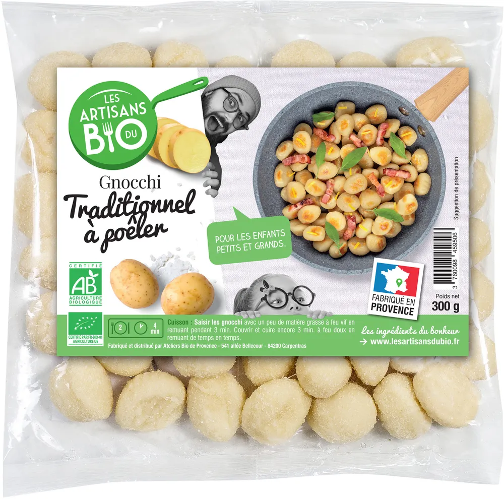 Gnocchi traditionnel à poêler BIO 300g