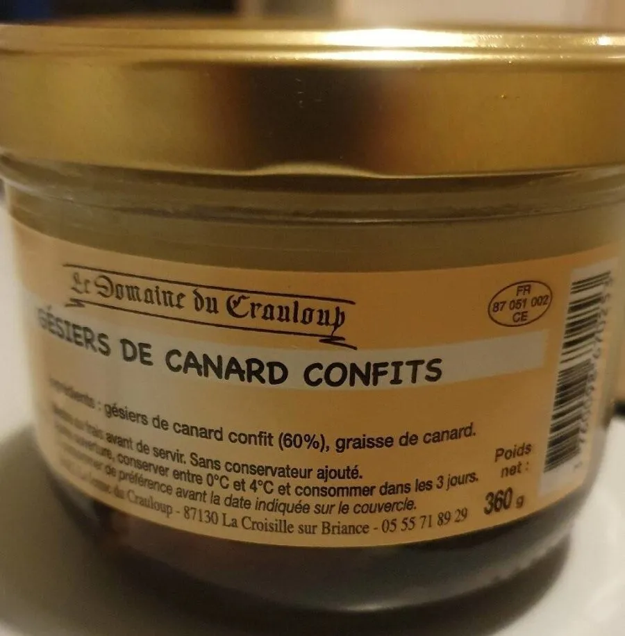Gésier de canard
