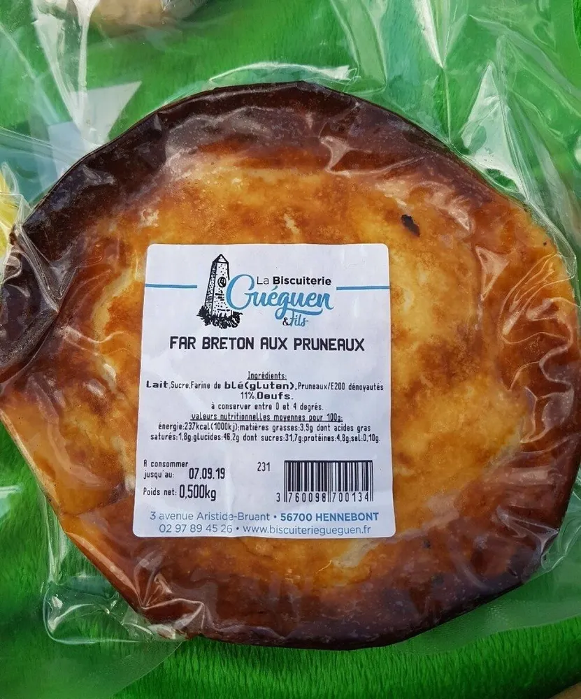 Far breton aux pruneaux