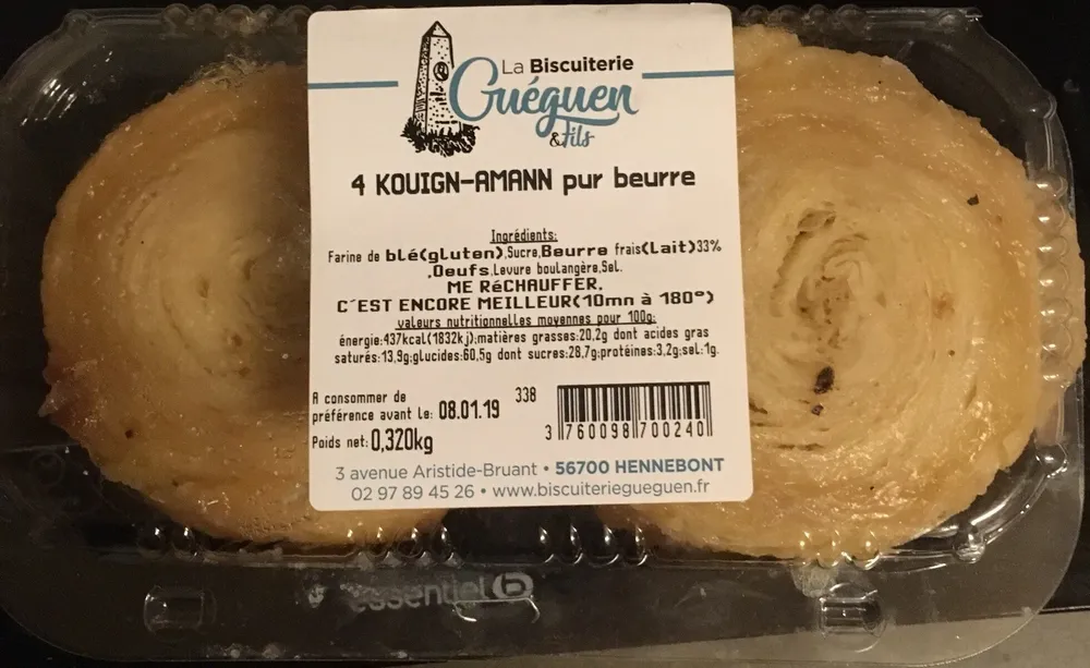 Kouign-Amann pur beurre
