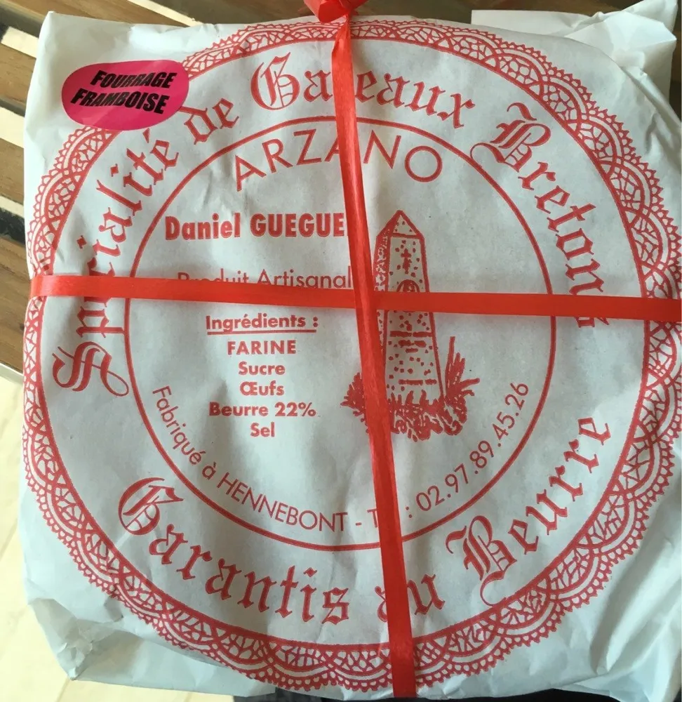 Gâteau Breton à la Framboise