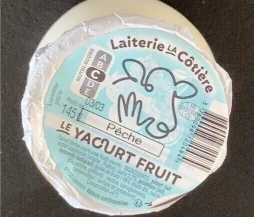 Le Yaourt Fruit Pêche