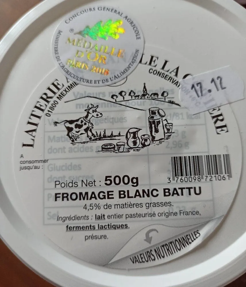 Fromage blanc battu