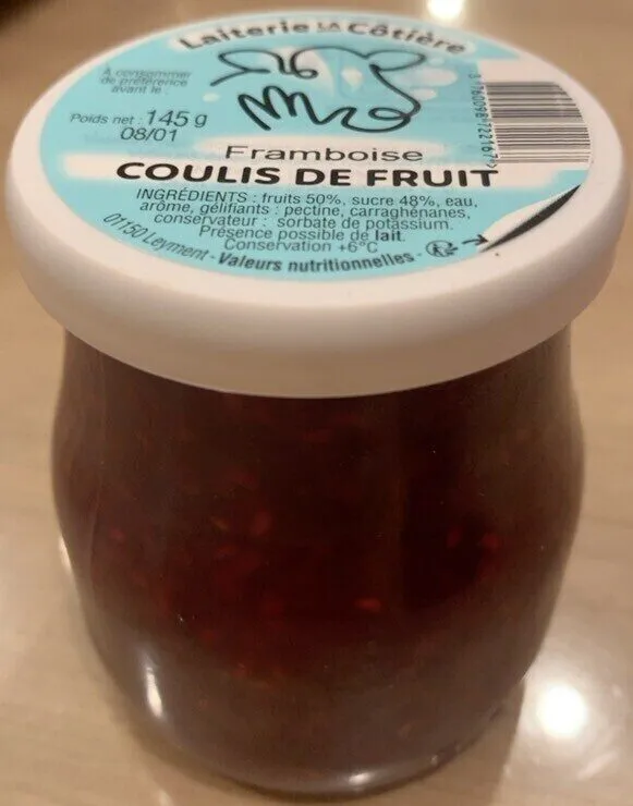 Coulis de fruit framboise