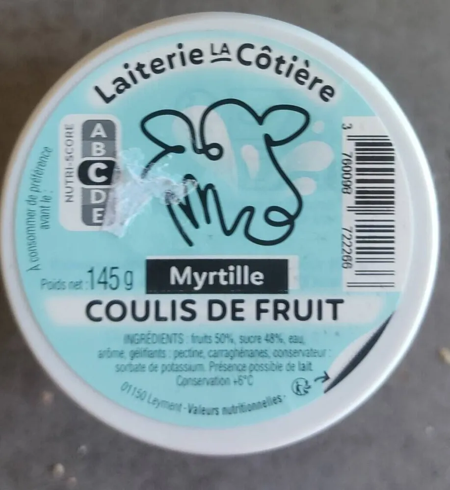 Coulis de fruit - Myrtille