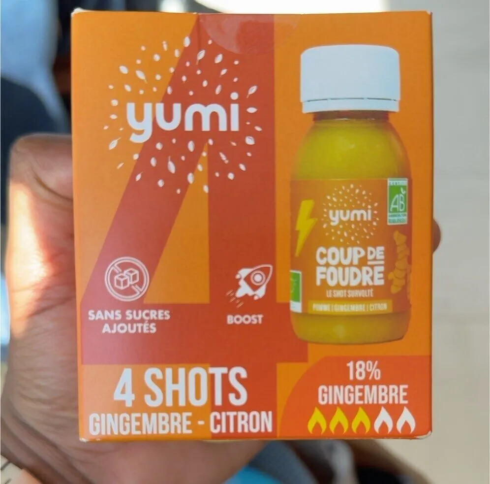 4 SHOTS GINGEMBRE - CITRON