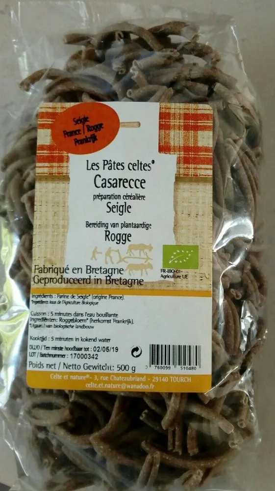 Les pâtes celtes Casarecce
