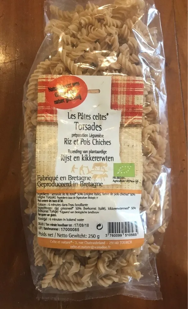LES PATES CELTES TORSADES