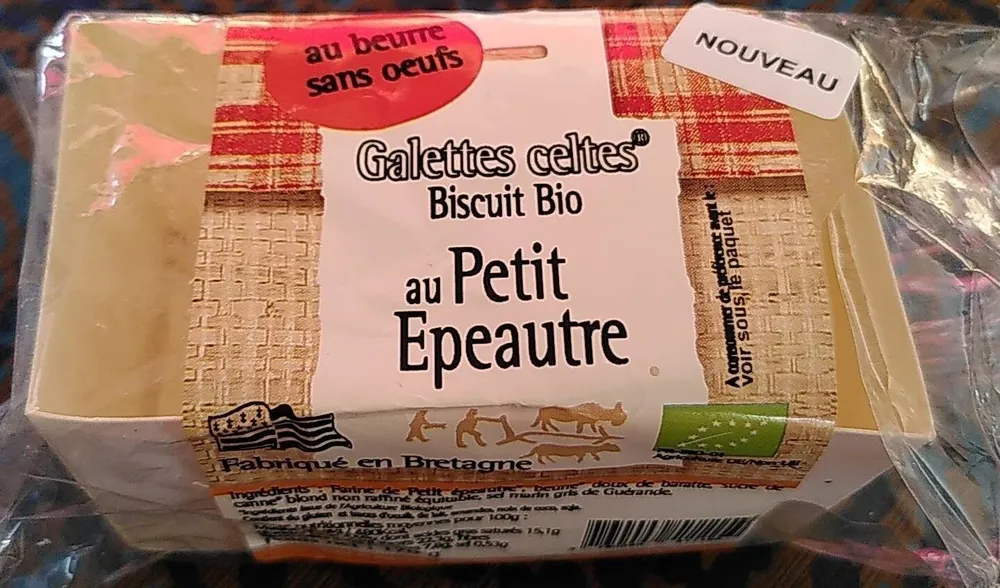 Galettes celtes biscuit bio au petit Epeautre