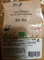 Coquillages pâtes de qualité supérieure