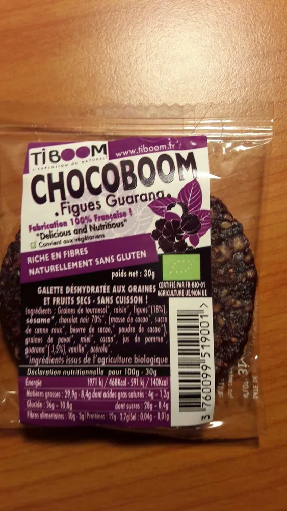 Galette Chocoboom Figue Guarana