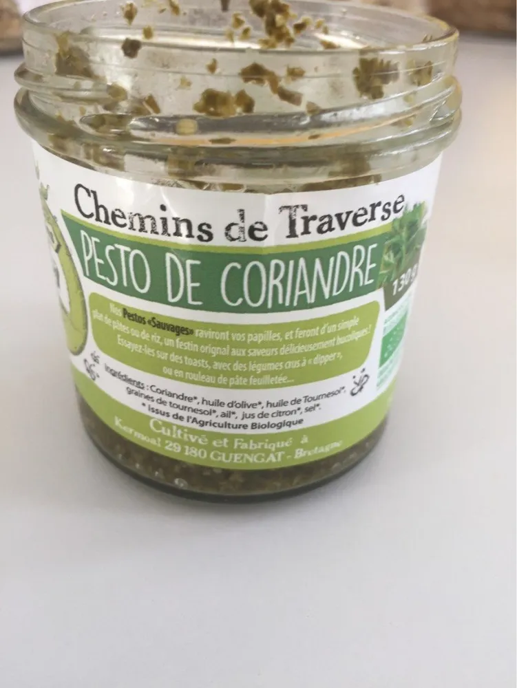Pesto de coriandre