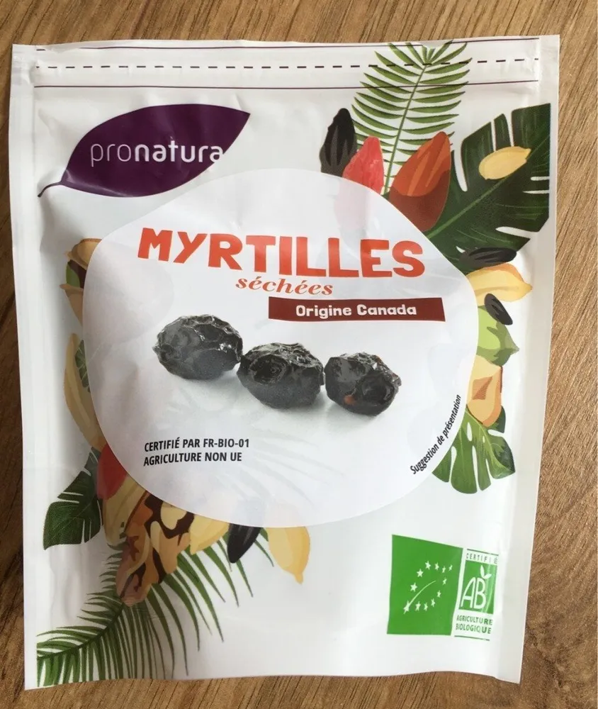 Myrtilles séchées