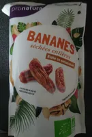 Bananes séchées entières