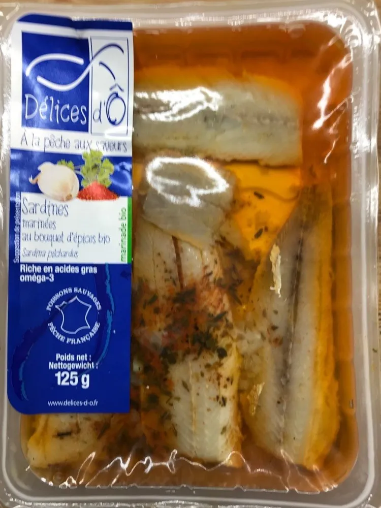 Sardines Marinees Au Bouquet D'epices Bio