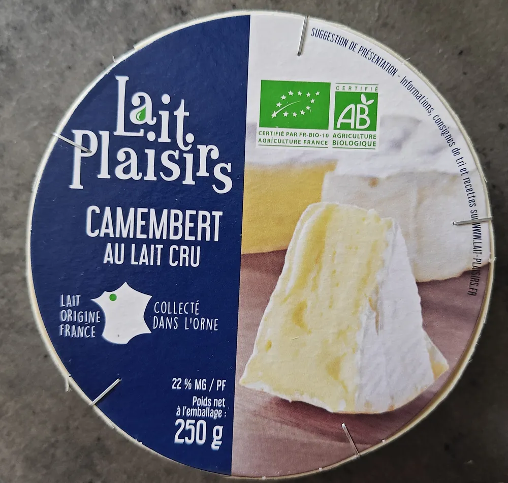 Camembert au lait cru