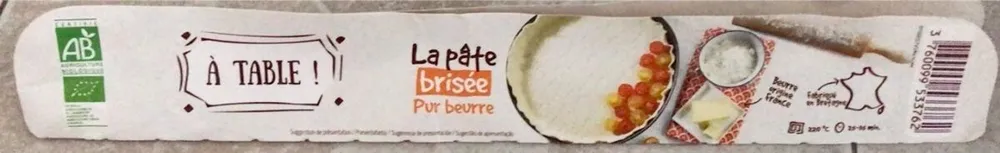 Pâte brisée pur beurre
