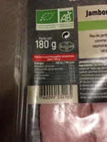 Jambon Cuit Supérieur, Bio Sans Couenne