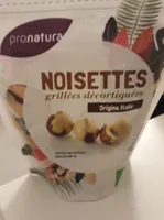 Noisettes grillées décortiquées