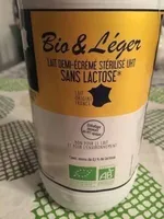 Lait demi-écrémé stérilisé UHT sans lactose