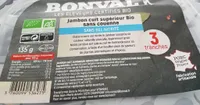 Jambon cuit supérieur Bio sans couenne