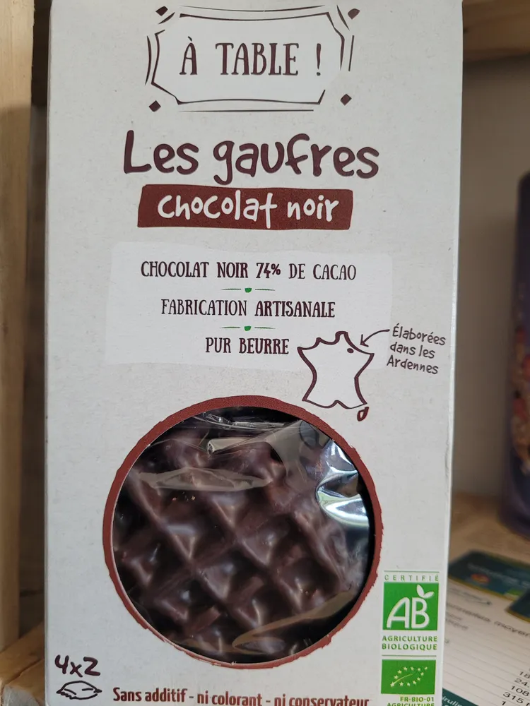 Gaufres Chocolat Noir
