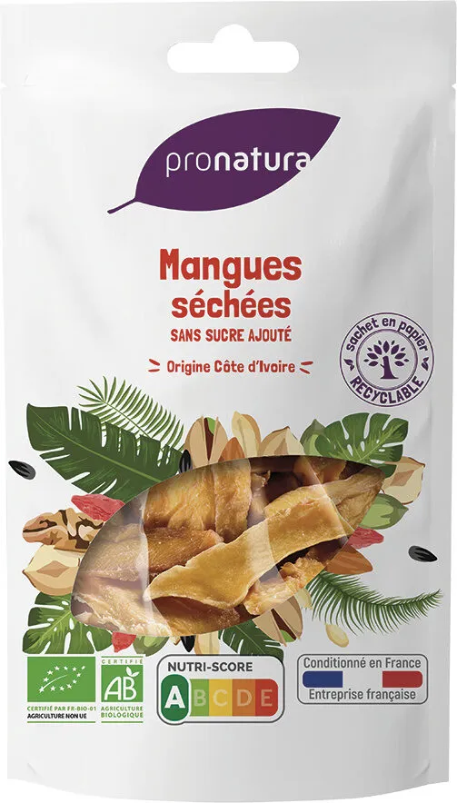 Mangues séchées sans sucre ajouté