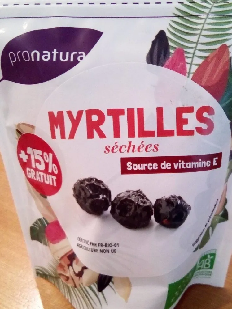 Myrtilles séchées