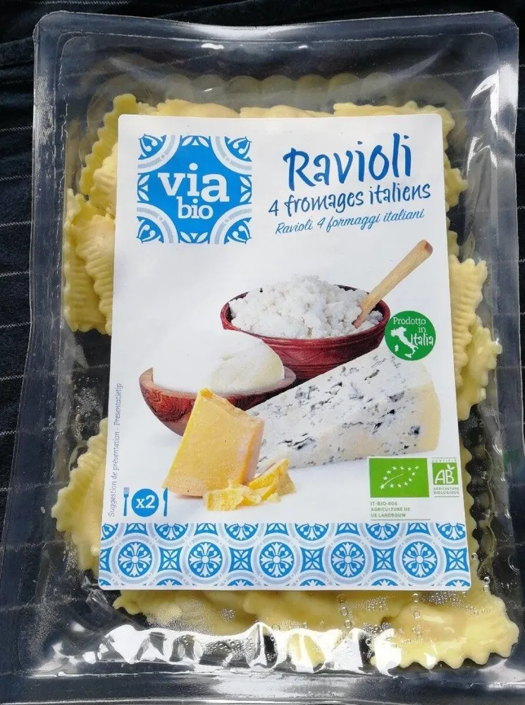 Ravioli 4 fromages italiens
