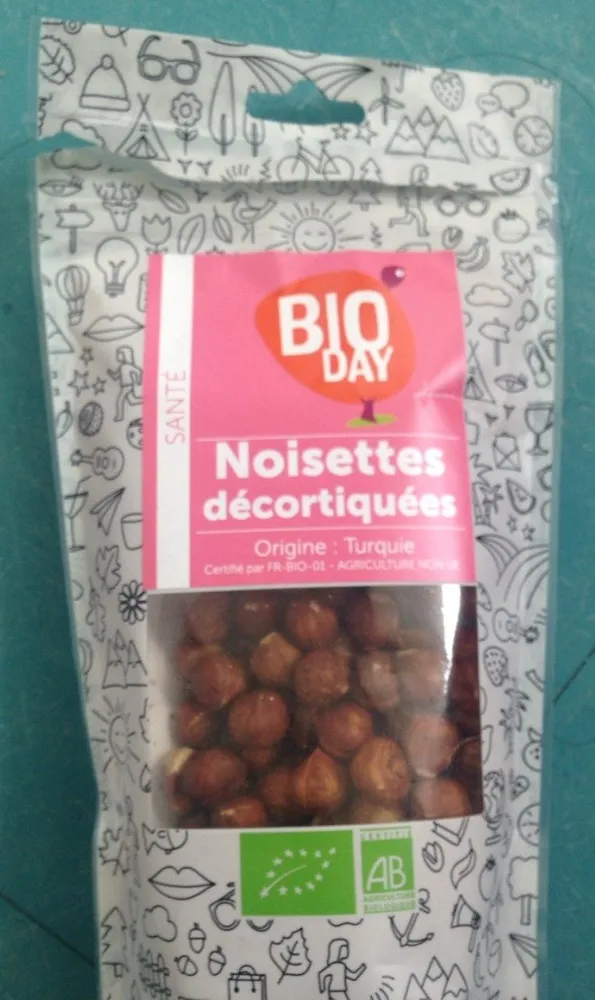 Noisettes décortiquées Turquie BIO
