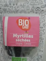 Myrtilles séchées Non UE BIO sachet