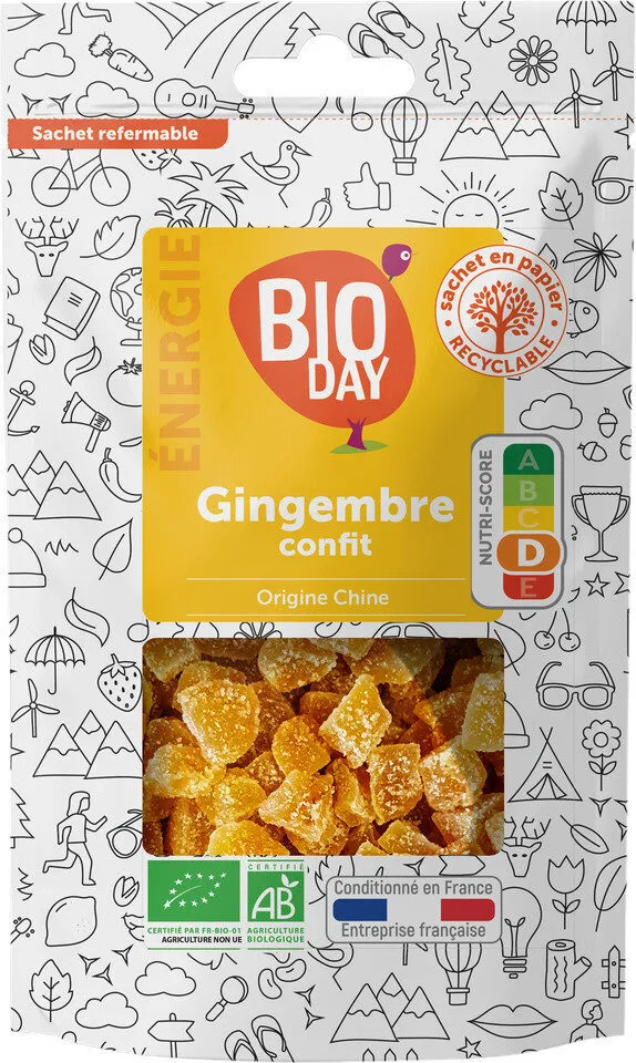 Gingembre confit Non UE BIO sachet