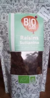 Raisins Sultanine Turquie BIO sachet 250g Filière