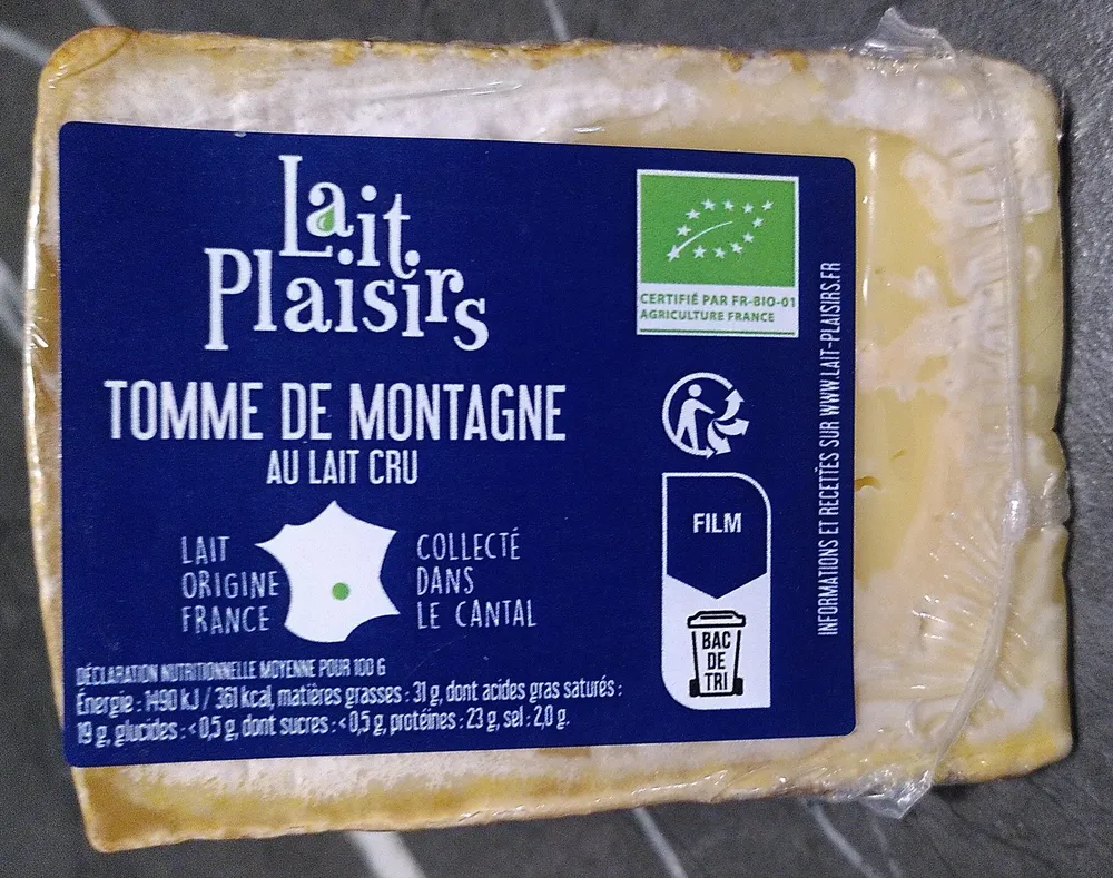 TOMME DE MONTAGNE AU LAIT CRU