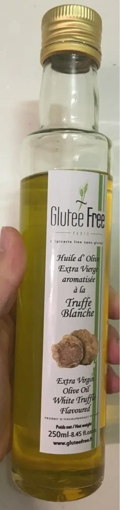 Huile d'olive extra vierge aromatisee a la truffe blanche