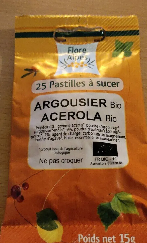Pastilles Argousier Acerola