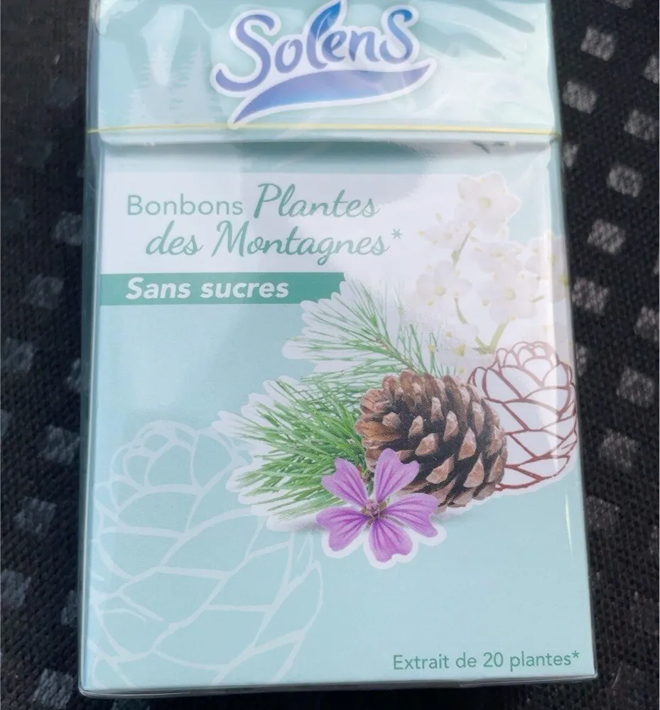 Bonbons plantes des montagnes