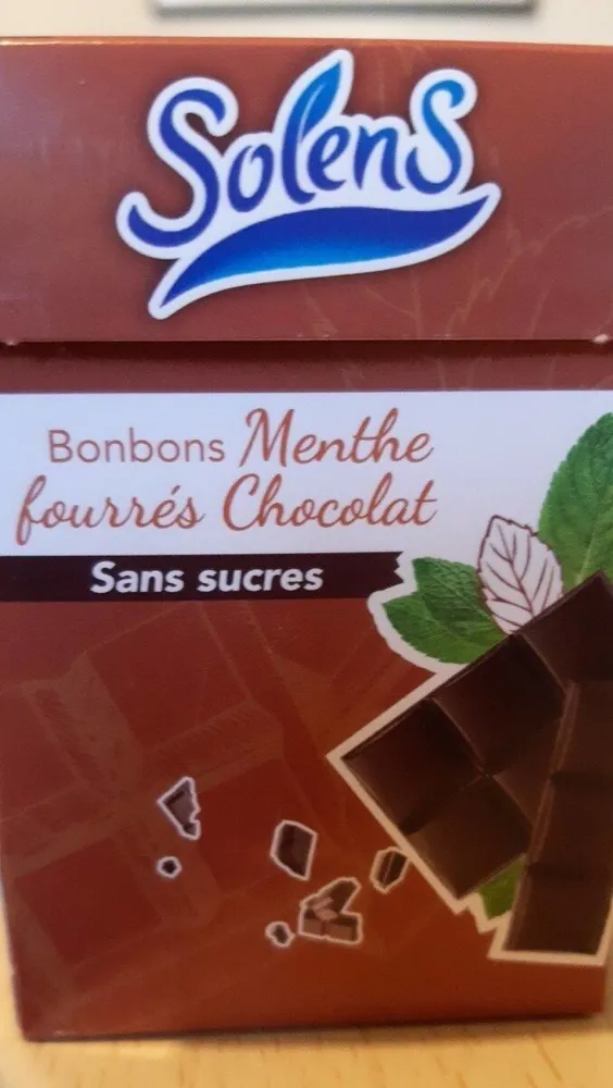 Bonbons Menthe fourrés Chocolat