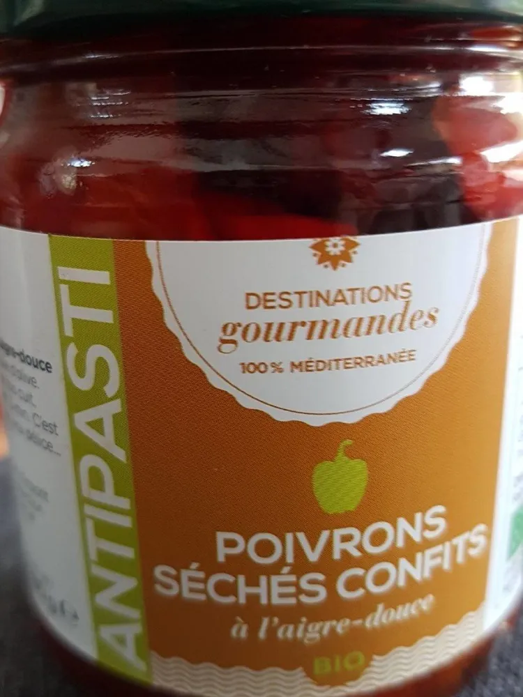 Poivrons séchés confits