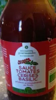 sauce tomates cerises basilic