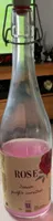 Boisson gazéifiée aromatisée à la rose