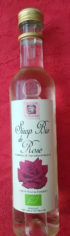 Sirop bio de rose