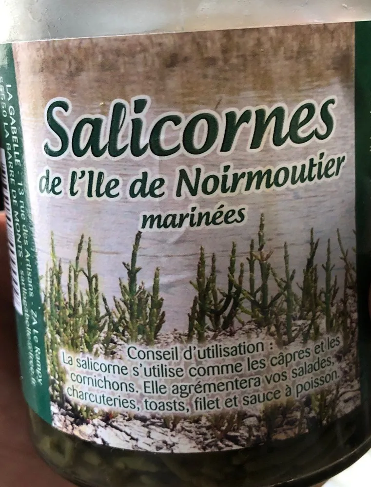 Salicornes de l'ile de Noirmoutier marinees