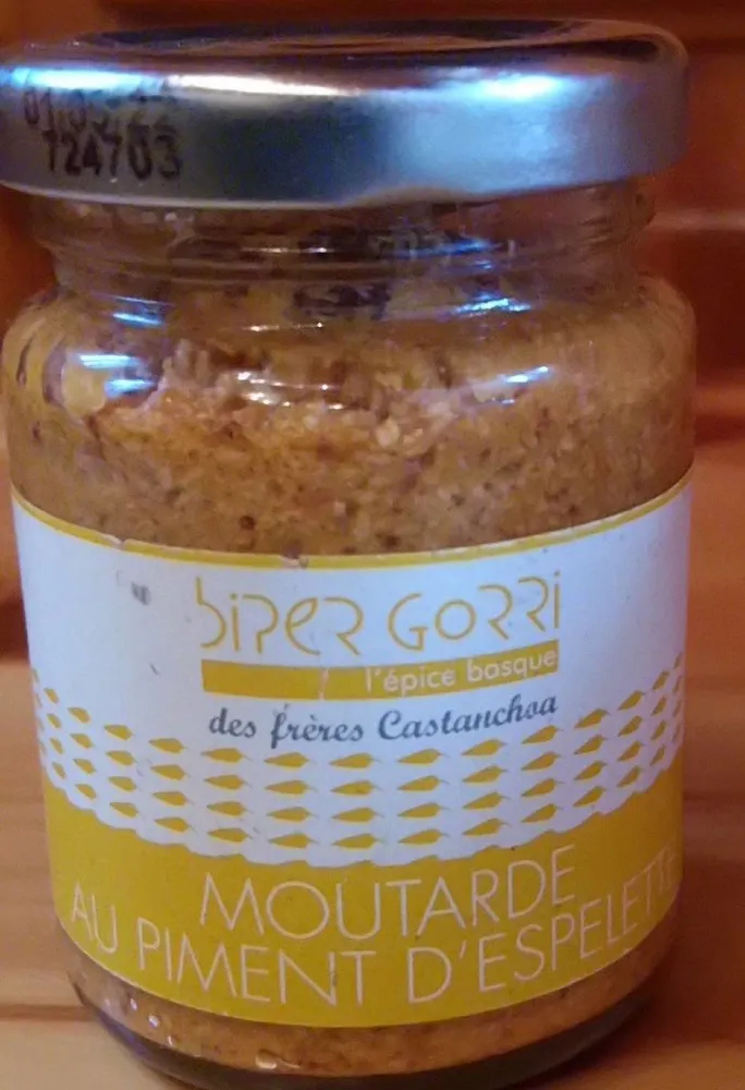 Moutarde au piment d'espelette