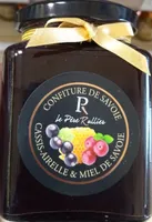 Confiture de Savoie Cassis Airelle Miel