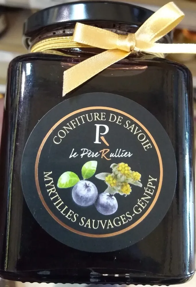 Confiture de Savoie Myrtilles Sauvages - Génépy