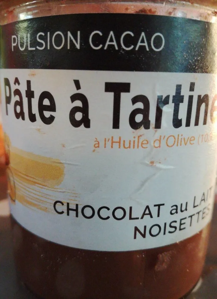 Pâte à tartiner à l'huile d'olive (chocolat aux noisettes)